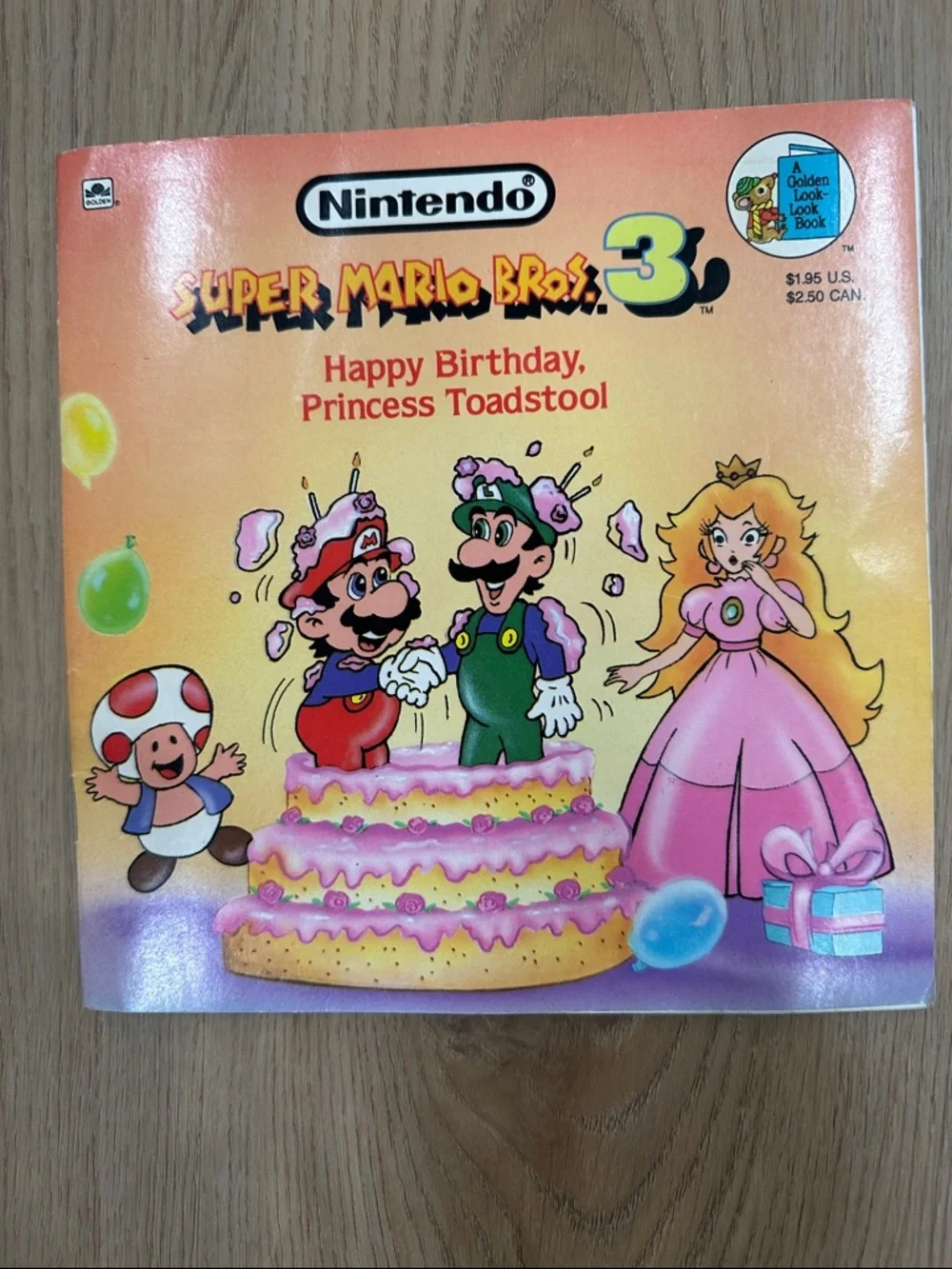 Vintage Nintendo Super Mario Bros. Illustrated Story Books